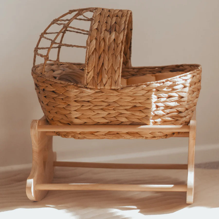 Wicker doll cradle australia 2025