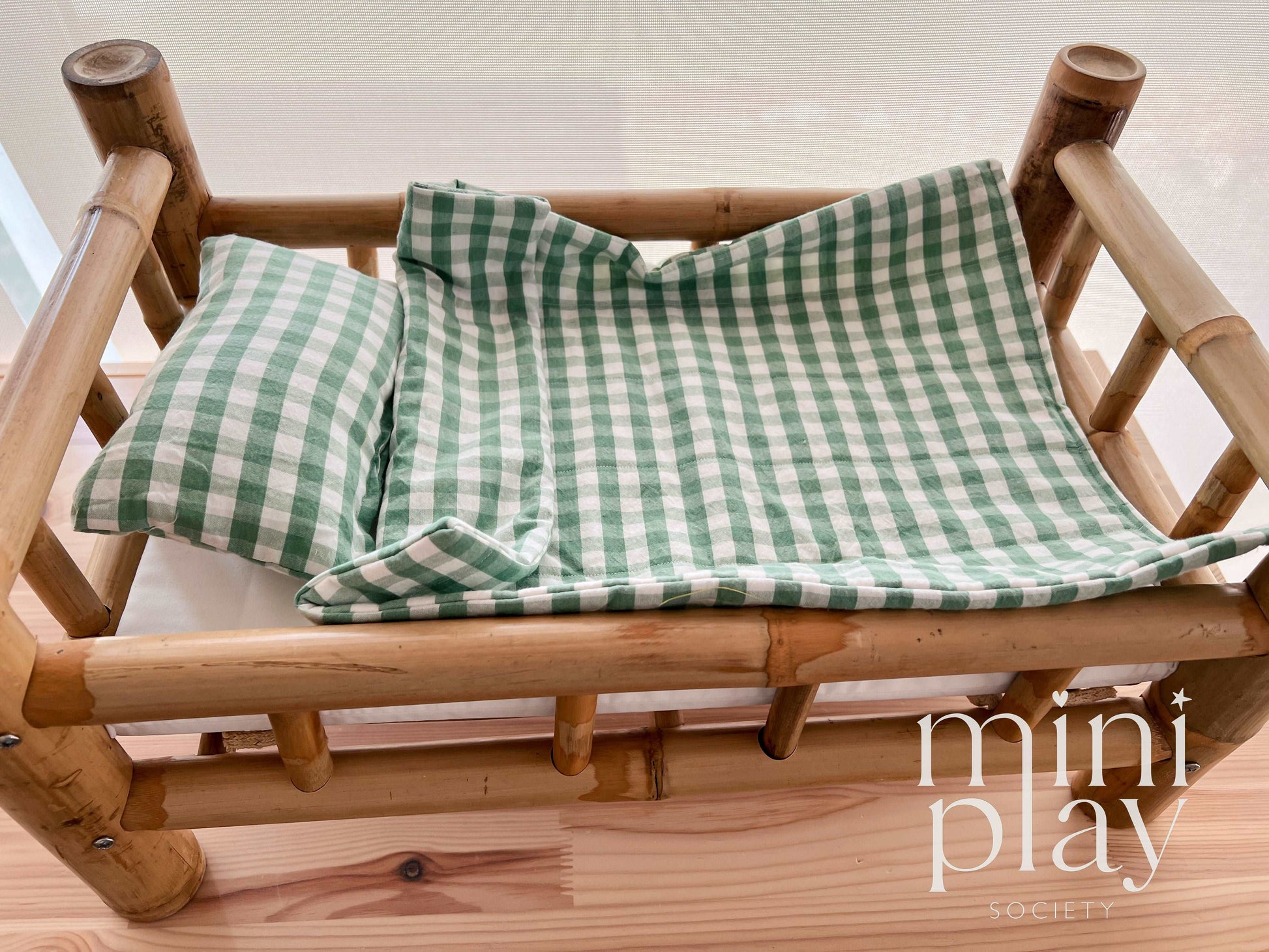 Doll Quilted Blanket & Pillow Set