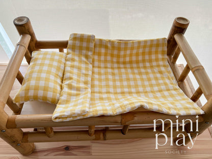 Doll Quilted Blanket & Pillow Set