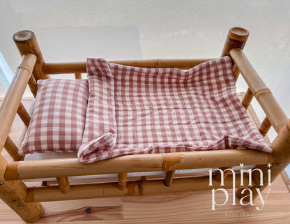 Doll Quilted Blanket & Pillow Set