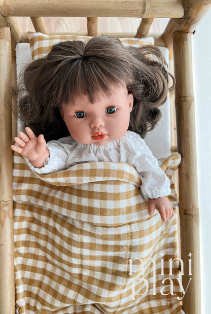 Doll Quilted Blanket & Pillow Set