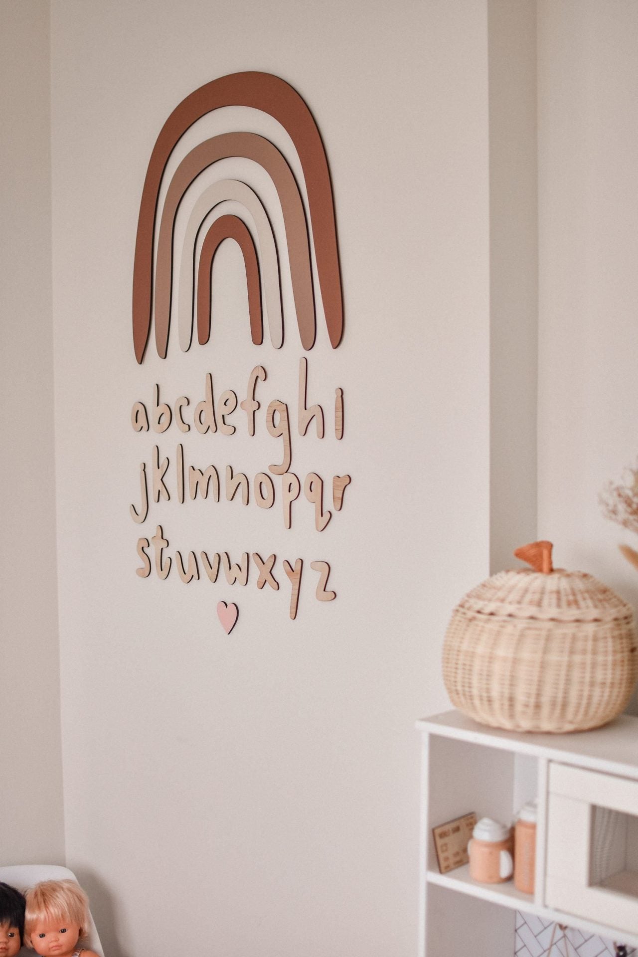 Wooden Alphabet Letter Set