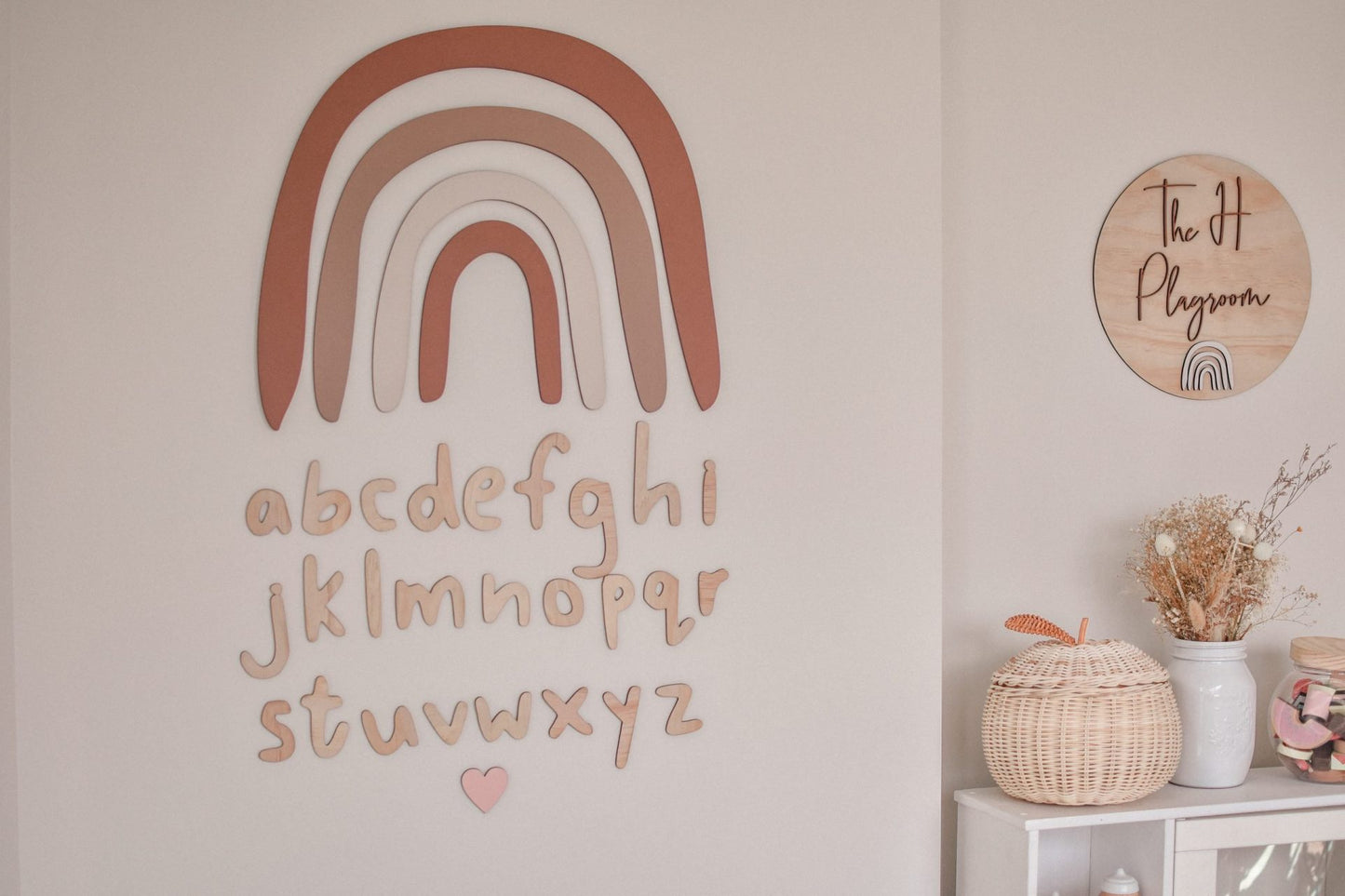 Wooden Alphabet Letter Set