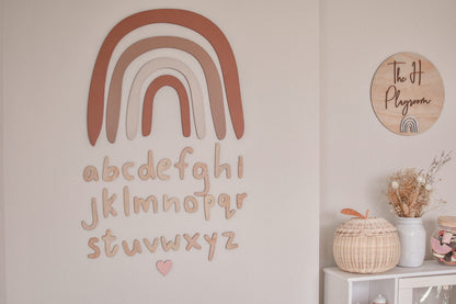Wooden Alphabet Letter Set